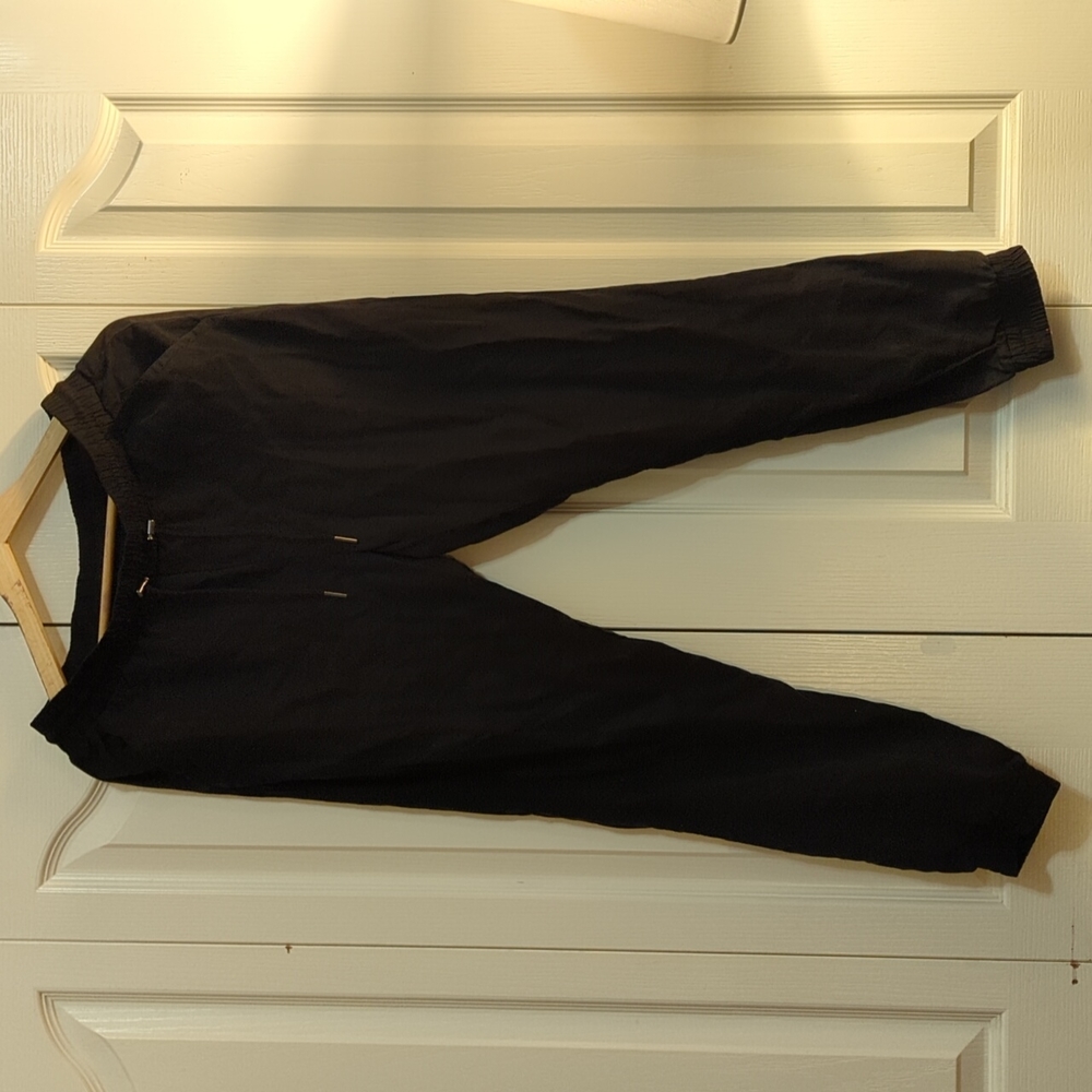 Women's Dex Small Jogger Style Loose Fitting Black Pant Elastic Waist